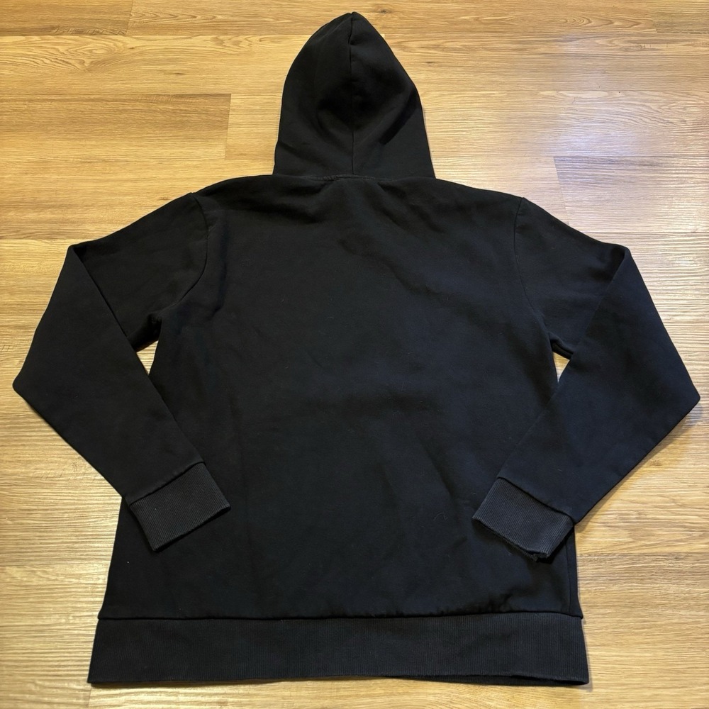 Pink Dolphin Hoodie Men's Medium Black Pullover Graphic Sweatshirt Hip-Hop Y2K - Picture 2 of 8